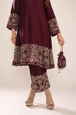 Load image into Gallery viewer, Wine Suit Set – Burj Khalifa Design