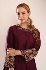 Load image into Gallery viewer, Wine Suit Set – Burj Khalifa Design