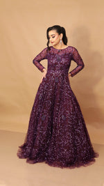 Load image into Gallery viewer, Bridal Wine Gown
