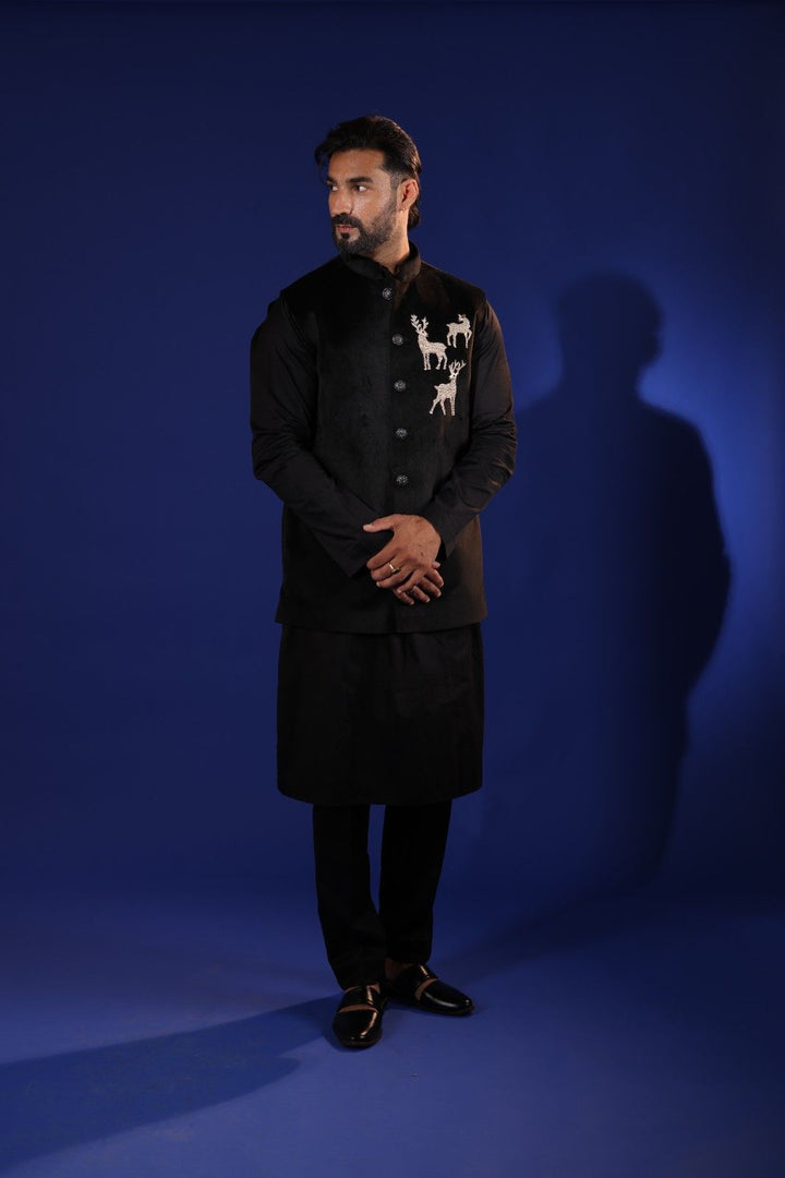 Black Sadri Set