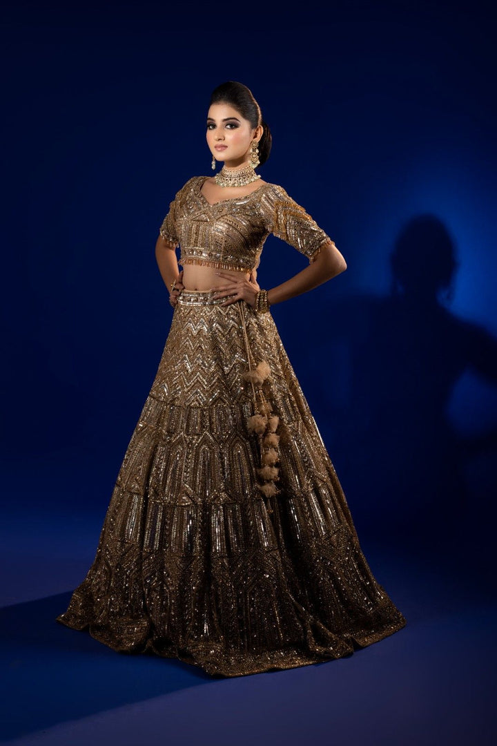 Gold Lehenga
