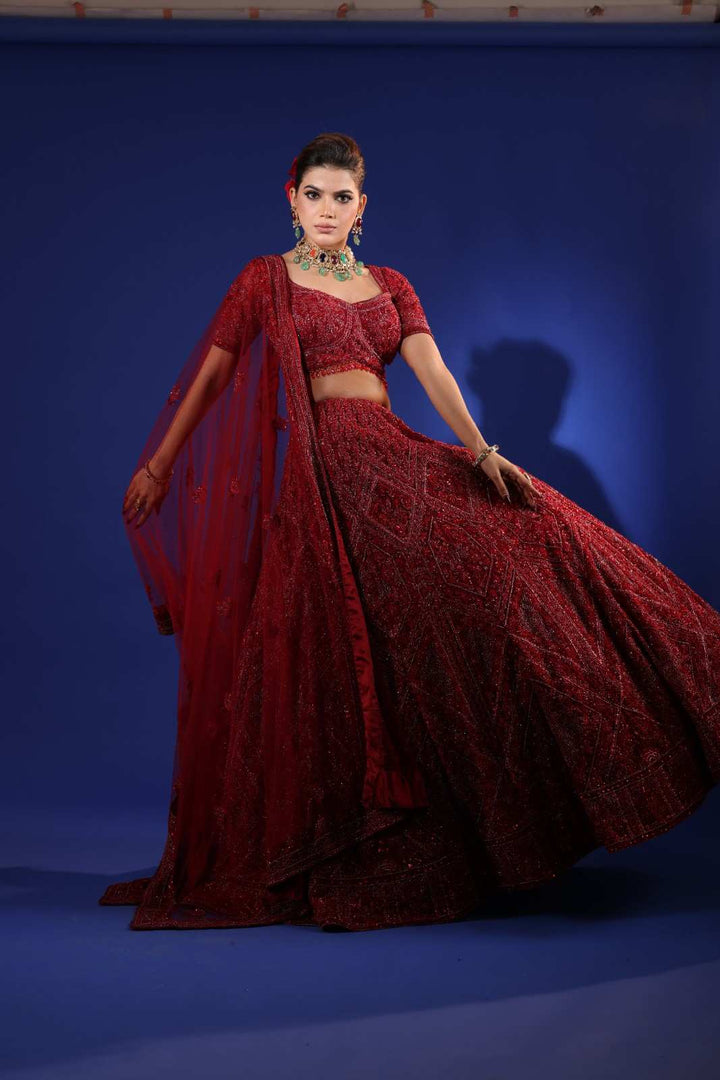 Red Lehenga Set