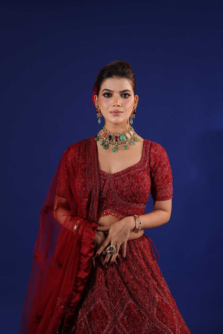 Red Lehenga Set