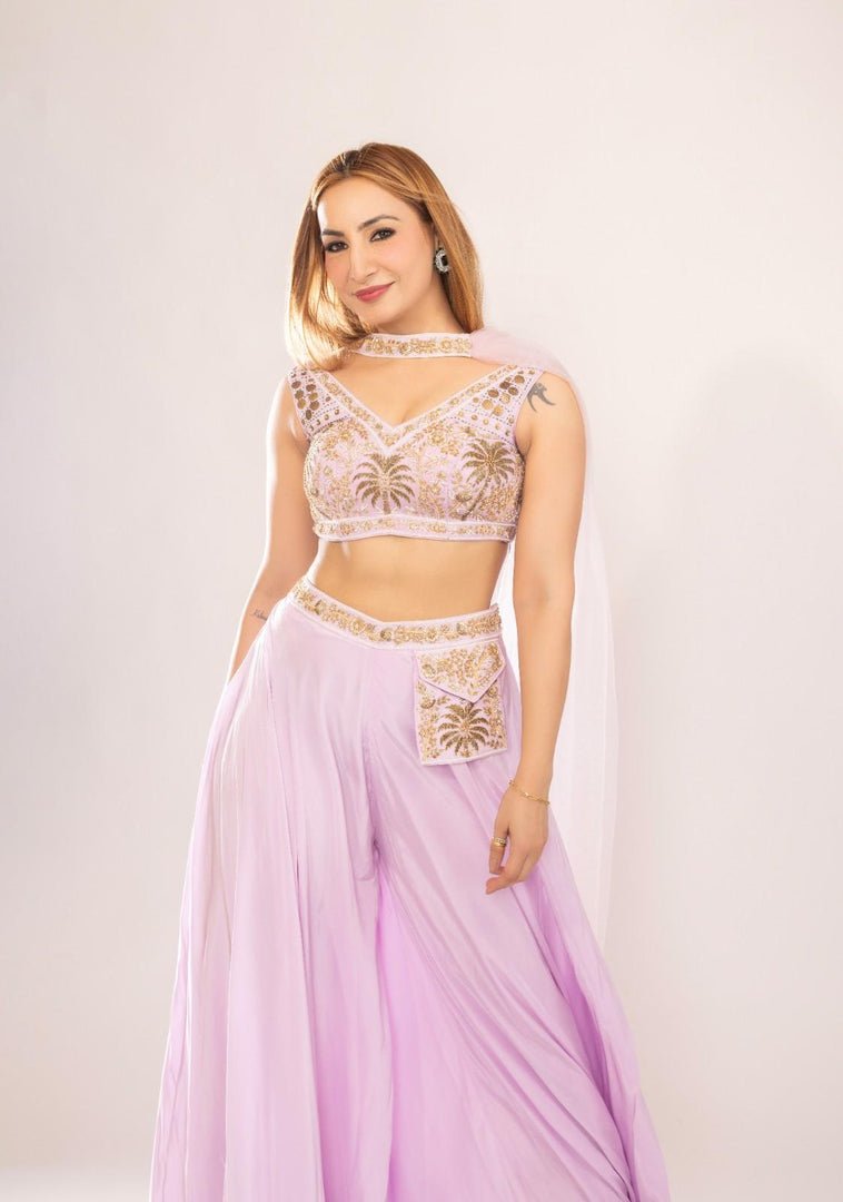 Lavender Palazzo Set