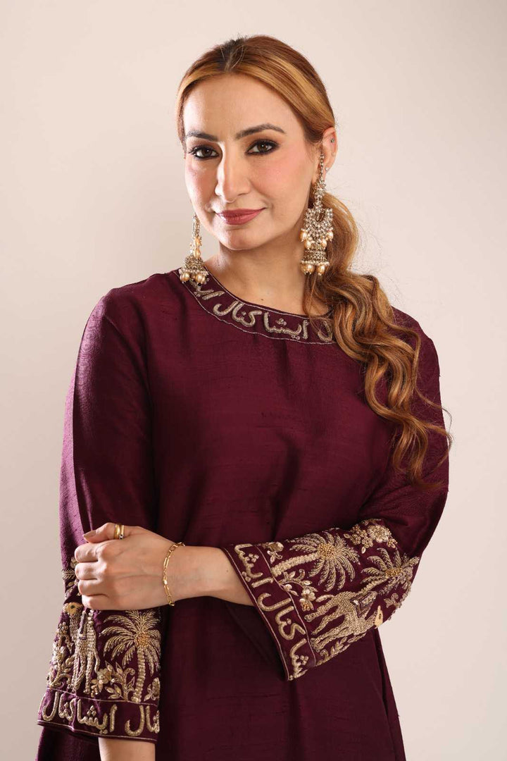 Wine Suit Set – Burj Khalifa Design