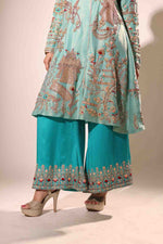 Load image into Gallery viewer, Ice Blue Palazzo Set

