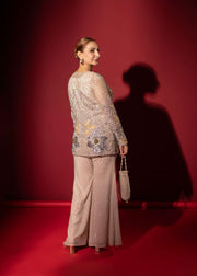 Peach Handwork Cord Set