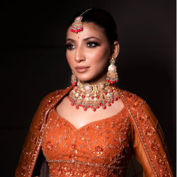 Rust Lehenga