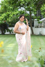 Load image into Gallery viewer, Powder Pink Saree
