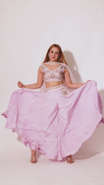 Load and play video in Gallery viewer, Lavender Palazzo Set
